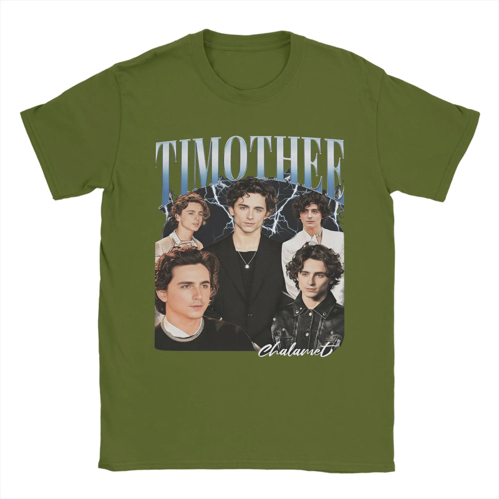 Timothee Chalamet T Shirt Men's  100% Cotton Humorous T-Shirts O Neck  Tee Shirt Short Sleeve Clothes Printed