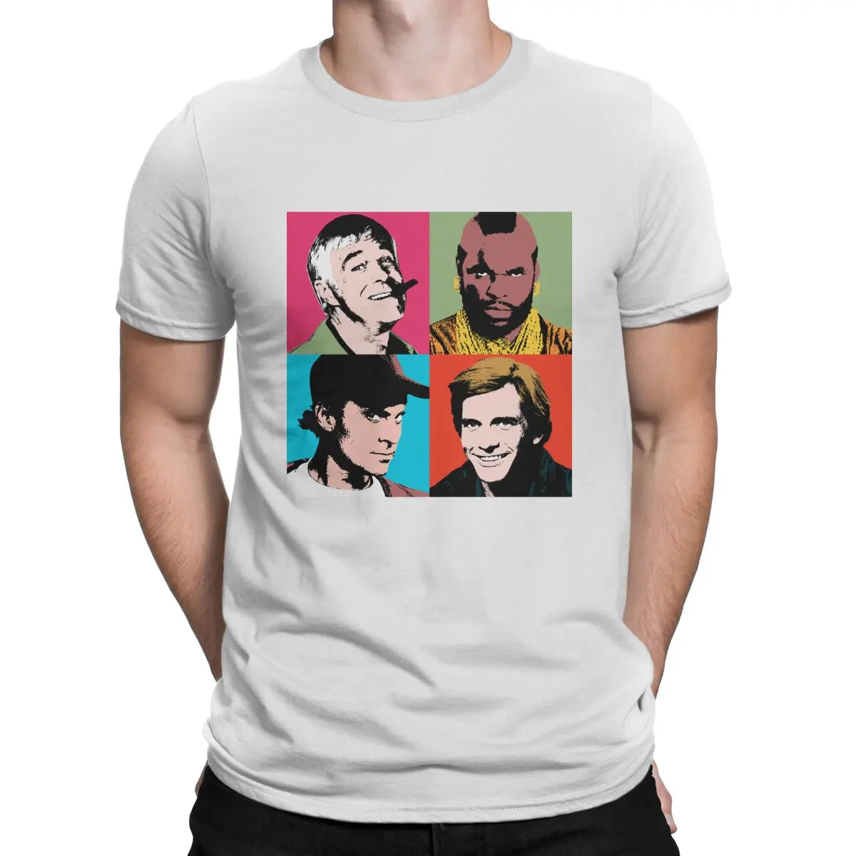 2026 The A-Team Newest TShirt for Men Mashup TV 80s Hanniba Round Collar Basic T Shirt Personalize Gift Clothes OutdoorWear