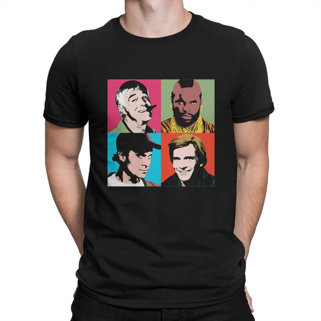 2026 The A-Team Newest TShirt for Men Mashup TV 80s Hanniba Round Collar Basic T Shirt Personalize Gift Clothes OutdoorWear