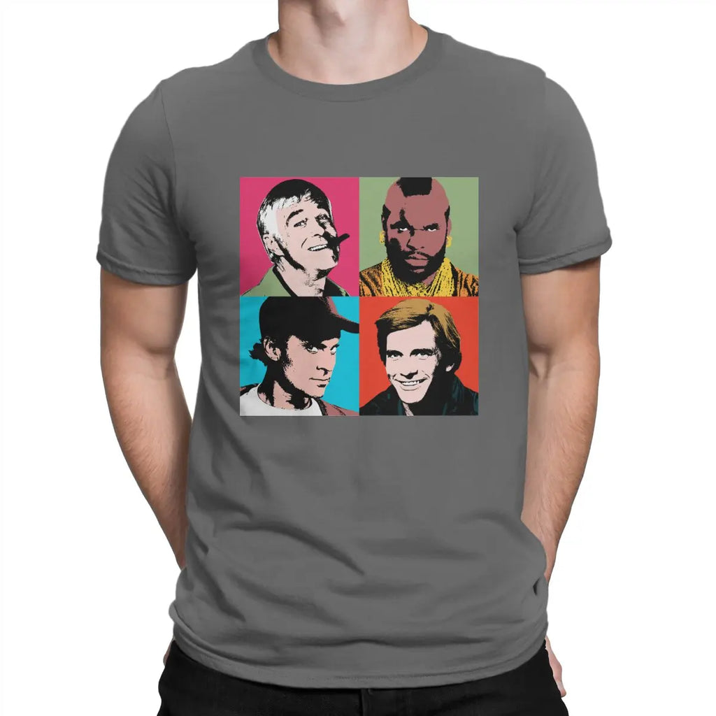 2026 The A-Team Newest TShirt for Men Mashup TV 80s Hanniba Round Collar Basic T Shirt Personalize Gift Clothes OutdoorWear