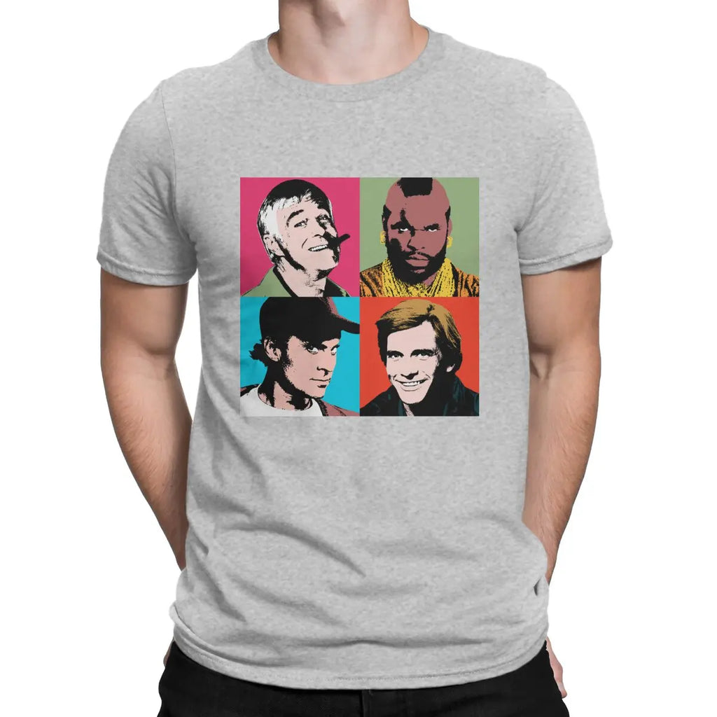 2026 The A-Team Newest TShirt for Men Mashup TV 80s Hanniba Round Collar Basic T Shirt Personalize Gift Clothes OutdoorWear