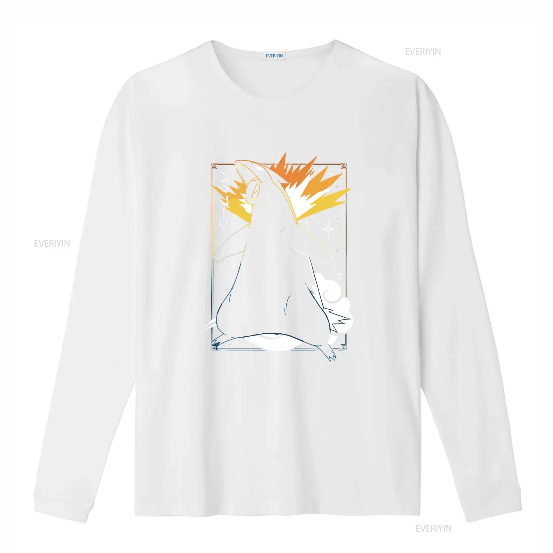 Typhlosion Black T Shirt Perfect for a Present Holiday Birthday vintage Washed Breathable Casual Unisex graphic Slightly