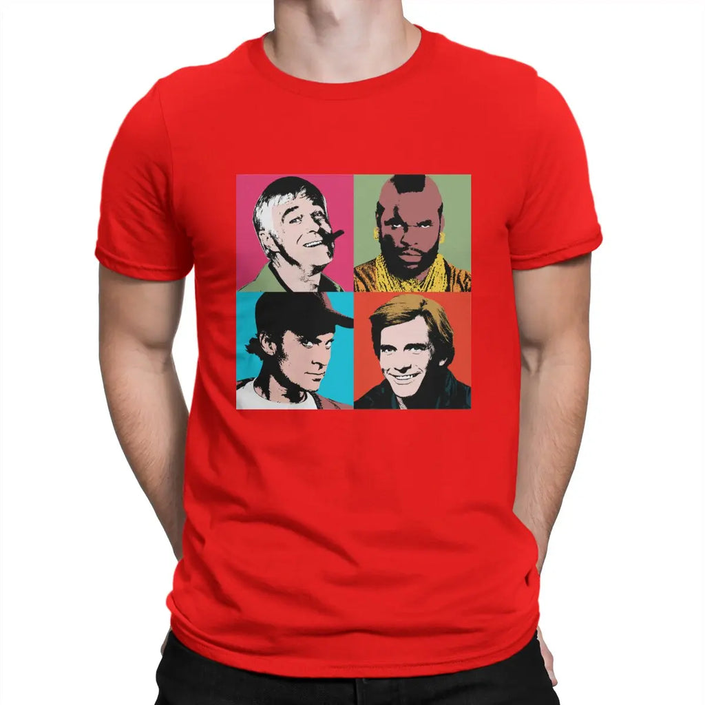 2026 The A-Team Newest TShirt for Men Mashup TV 80s Hanniba Round Collar Basic T Shirt Personalize Gift Clothes OutdoorWear