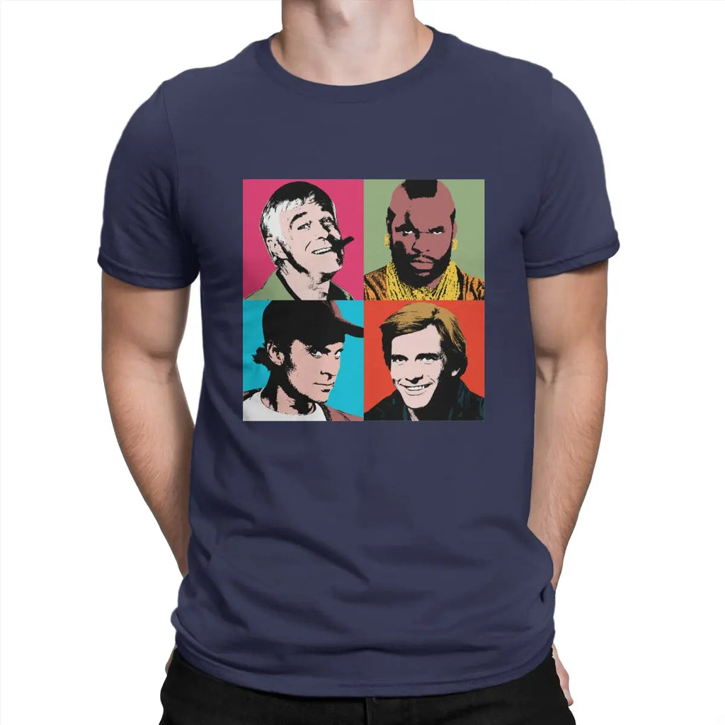 2026 The A-Team Newest TShirt for Men Mashup TV 80s Hanniba Round Collar Basic T Shirt Personalize Gift Clothes OutdoorWear